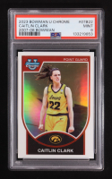 Caitlin Clark 2023-24 Bowman Chrome University '07-08 Bowman #07B22 RC (PSA 9) at PristineAuction.com