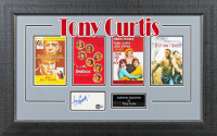 Tony Curtis Signed "Some Like It Hot" Custom Framed Index Card Display (Beckett) at PristineAuction.com
