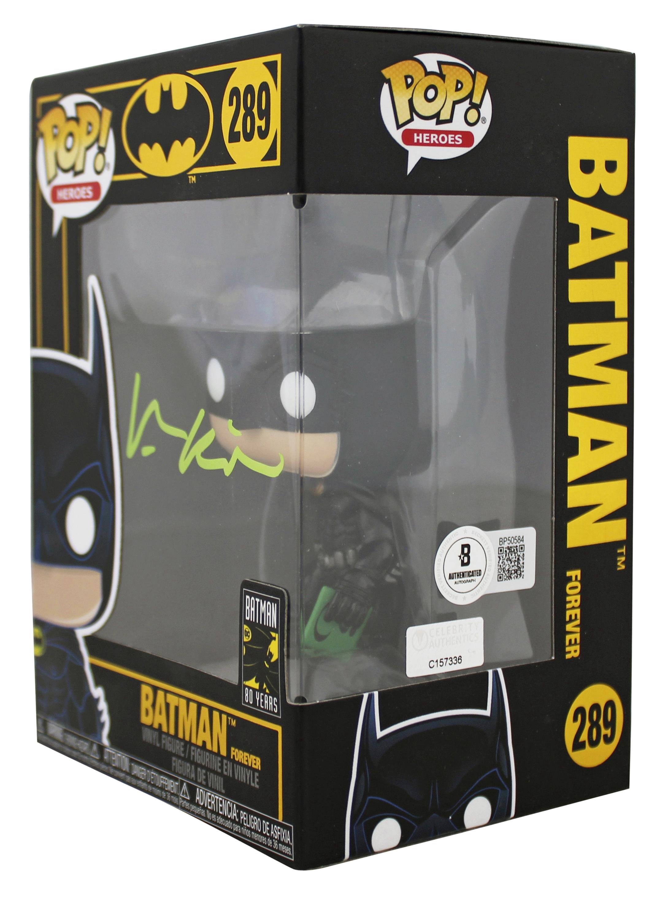 Val Kilmer Signed "Batman Forever" #289 Batman Forever Funko Pop! Vinyl Figure (Beckett) at PristineAuction.com Val Kilmer Signed "Batman Forever" #289 Batman Forever Funko Pop! Vinyl Figure (Beckett) at PristineAuction.com
