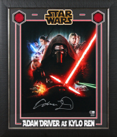 Adam Driver Signed "Star Wars: The Force Awakens" Custom Framed Photo (Beckett) at PristineAuction.com