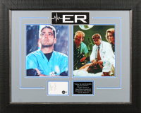 George Clooney Signed "ER" Custom Framed Index Card Display (Beckett) at PristineAuction.com
