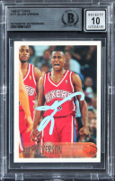 Allen Iverson Signed 1996 Topps #171 RC (BGS | Auto 10) at PristineAuction.com