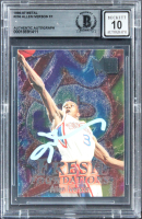 Allen Iverson Signed 1996 Metal #236 RC (BGS | Auto 10) at PristineAuction.com