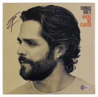 Thomas Rhett Signed "Where We Started" Album Cover (Beckett) at PristineAuction.com