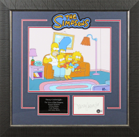 Nancy Cartwright Signed "The Simpsons" Custom Framed Index Card Display (Beckett) at PristineAuction.com