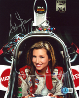 Ashley Force Signed NHRA 8x10 (Beckett) at PristineAuction.com