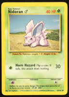 Nidoran 1999 Pokemon Base Unlimited #55 at PristineAuction.com