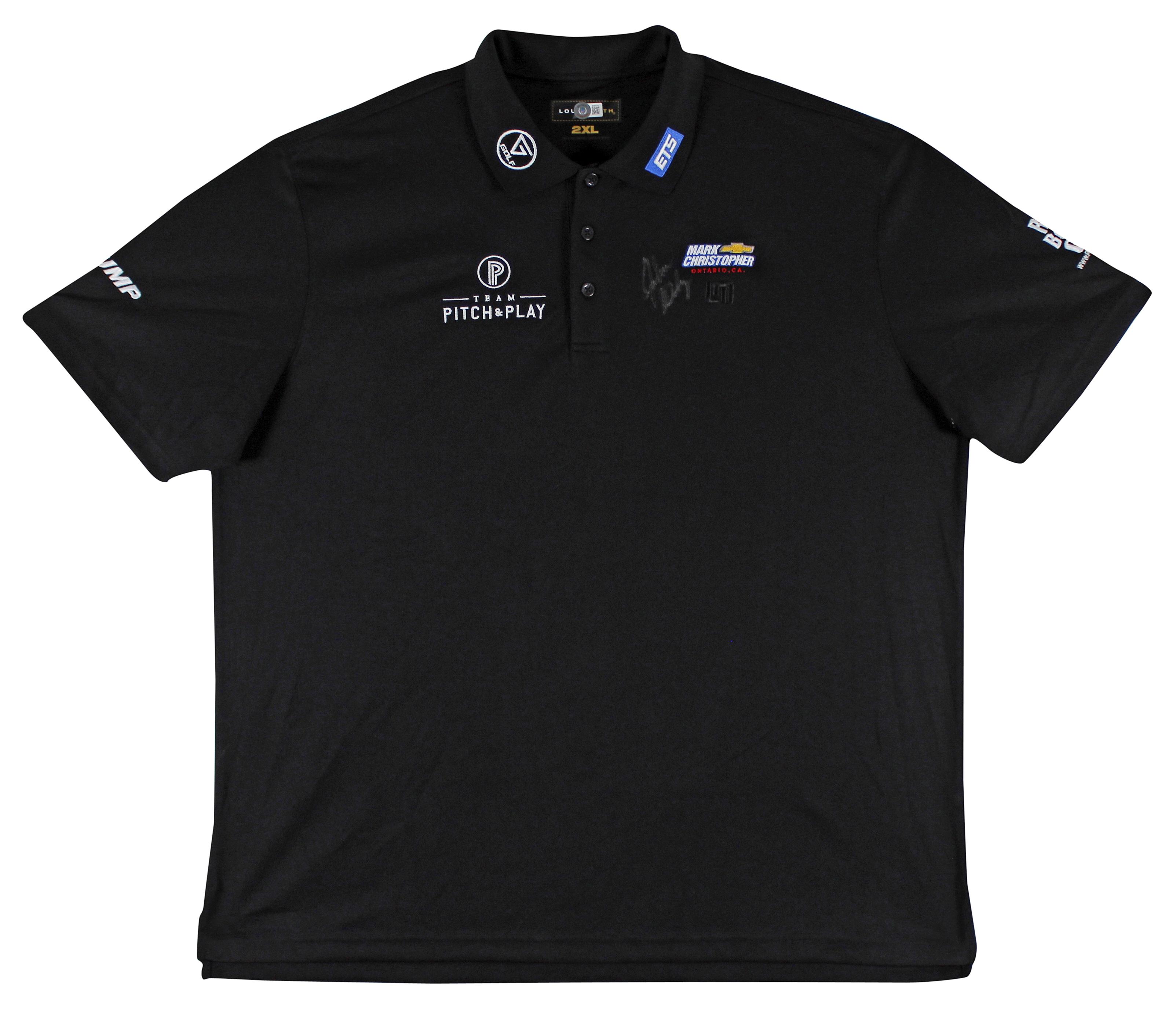 John Daly Signed Match-Worn Loudmouth Polo Shirt (Beckett) at PristineAuction.com John Daly Signed Match-Worn Loudmouth Polo Shirt (Beckett) at PristineAuction.com