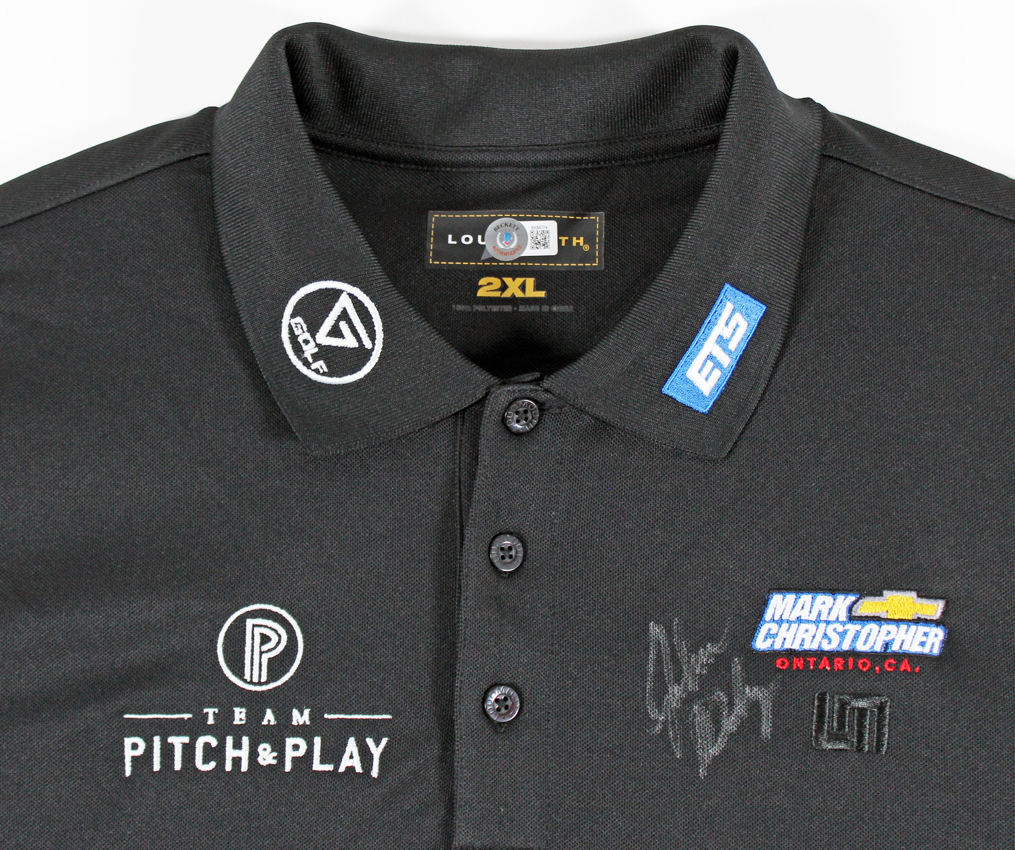 John Daly Signed Match-Worn Loudmouth Polo Shirt (Beckett) at PristineAuction.com John Daly Signed Match-Worn Loudmouth Polo Shirt (Beckett) at PristineAuction.com