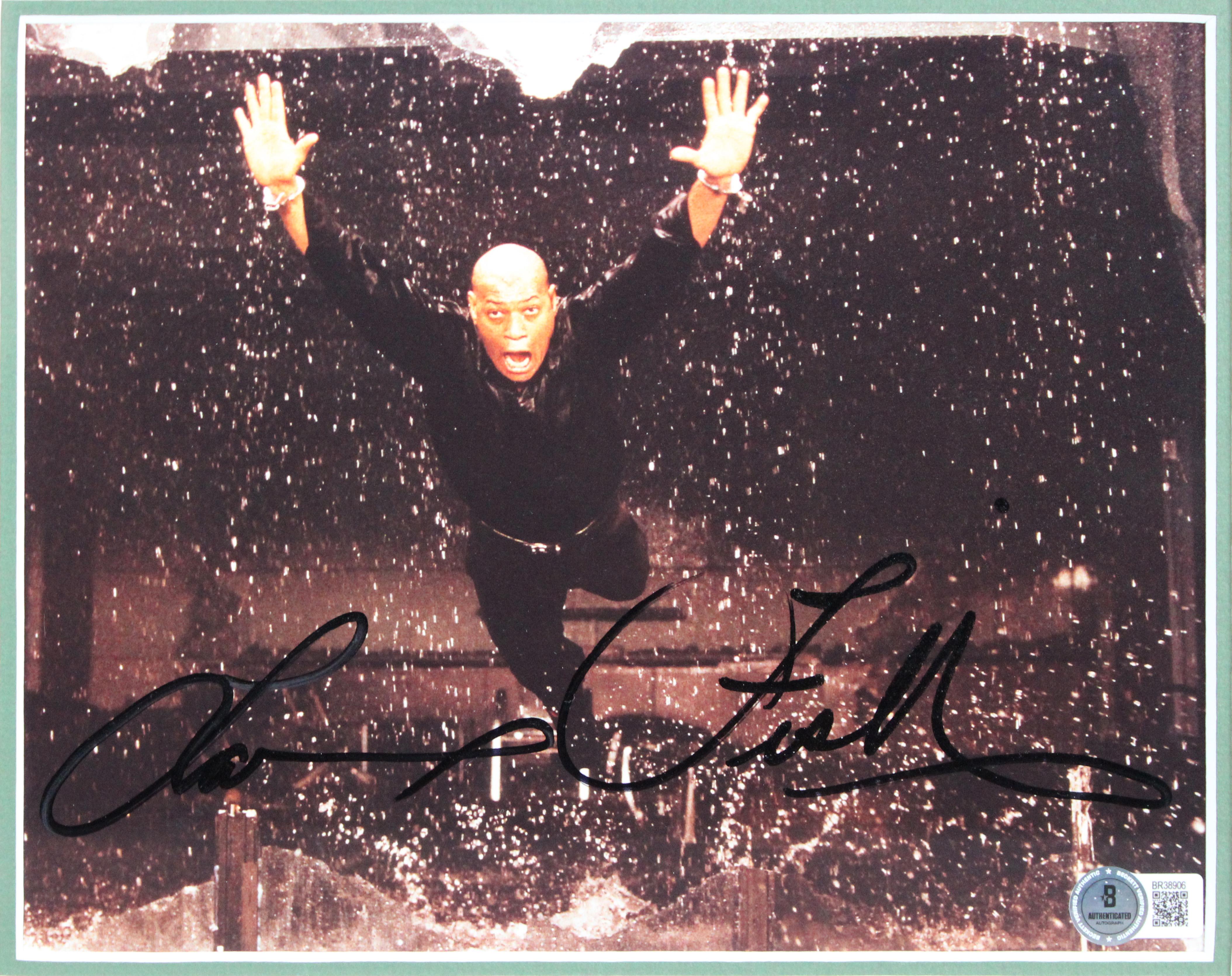 Keanu Reeves & Laurence Fishburne Signed "The Matrix" Custom Framed Photo Display (Beckett) at PristineAuction.com Keanu Reeves & Laurence Fishburne Signed "The Matrix" Custom Framed Photo Display (Beckett) at PristineAuction.com