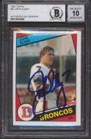 John Elway Signed 1984 Topps #63 RC (BGS | Auto 10) at PristineAuction.com