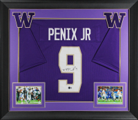 Michael Penix Jr. Signed Custom Framed Jersey (Beckett) at PristineAuction.com