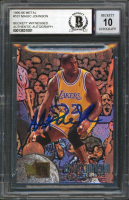 Magic Johnson Signed 1995 Metal #161 (BGS | Auto 10) at PristineAuction.com