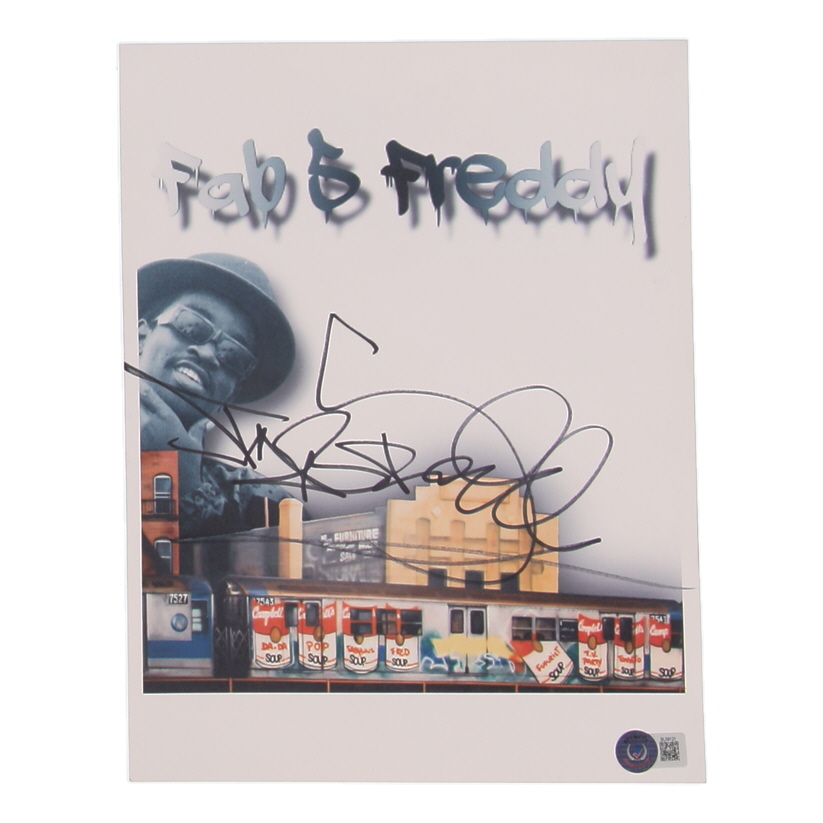 Fab 5 Freddy Signed 8x10 Photo (Beckett) at PristineAuction.com Fab 5 Freddy Signed 8x10 Photo (Beckett) at PristineAuction.com