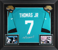 Brian Thomas Jr. Signed Jaguars Custom Framed Nike Authentic Jersey (Fanatics) at PristineAuction.com
