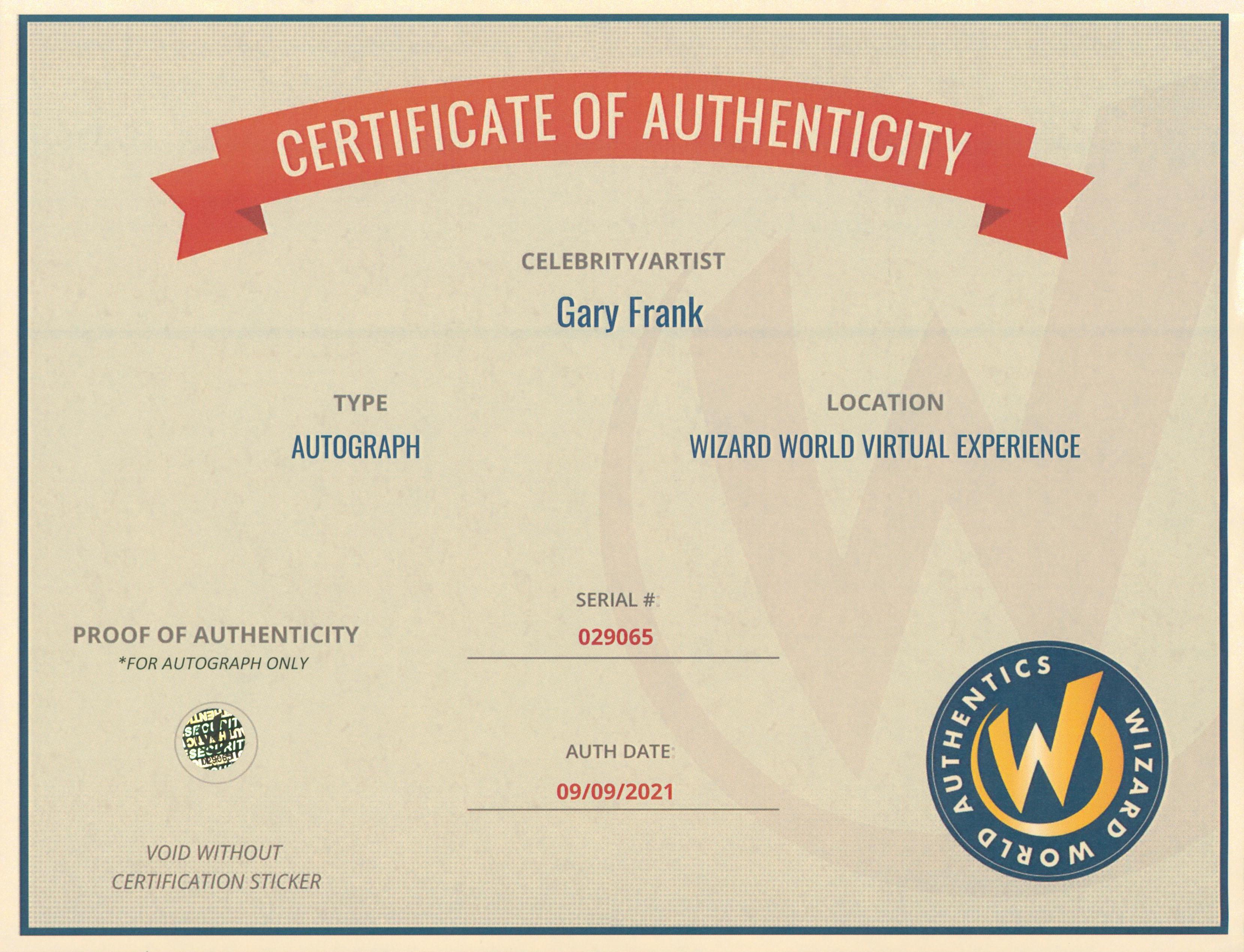 Gary Frank Signed "Hill Street Blues" 8x10 Photo (Wizard World) at PristineAuction.com Gary Frank Signed "Hill Street Blues" 8x10 Photo (Wizard World) at PristineAuction.com