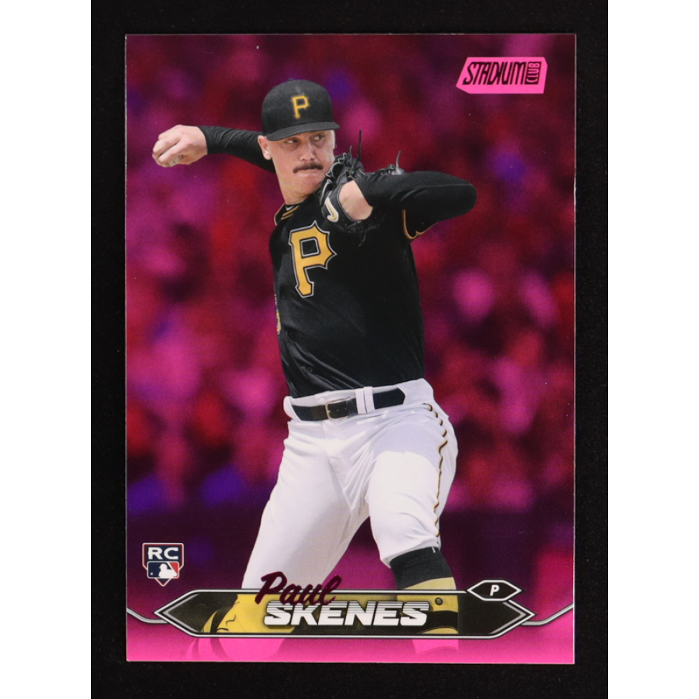 Paul Skenes 2024 Stadium Club Pink Foil #237 RC at PristineAuction.com