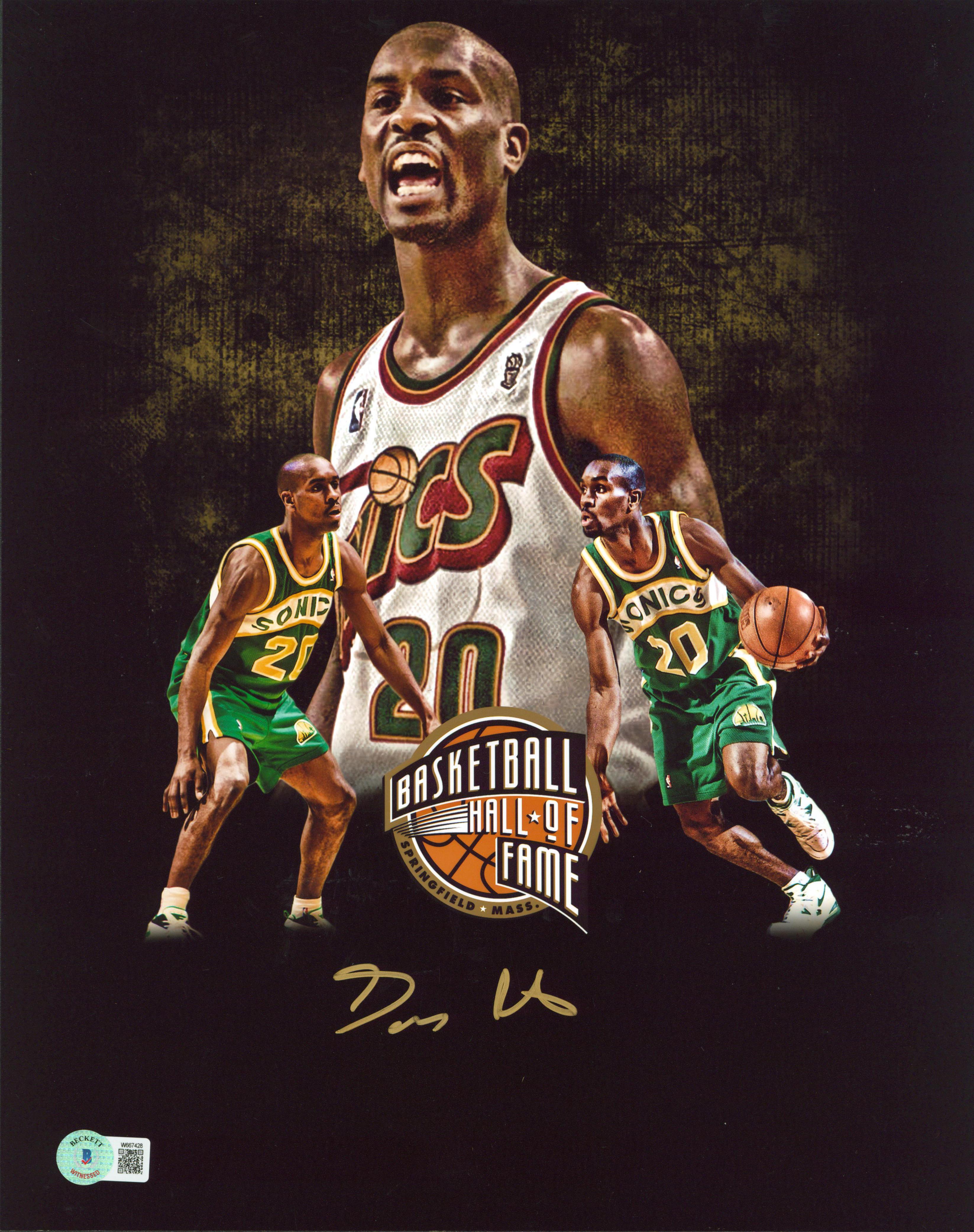 Gary Payton Signed Supersonics 11x14 Photo (Beckett) at PristineAuction.com Gary Payton Signed Supersonics 11x14 Photo (Beckett) at PristineAuction.com