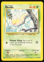 Weedle 1999 Pokemon Base Unlimited #69 at PristineAuction.com