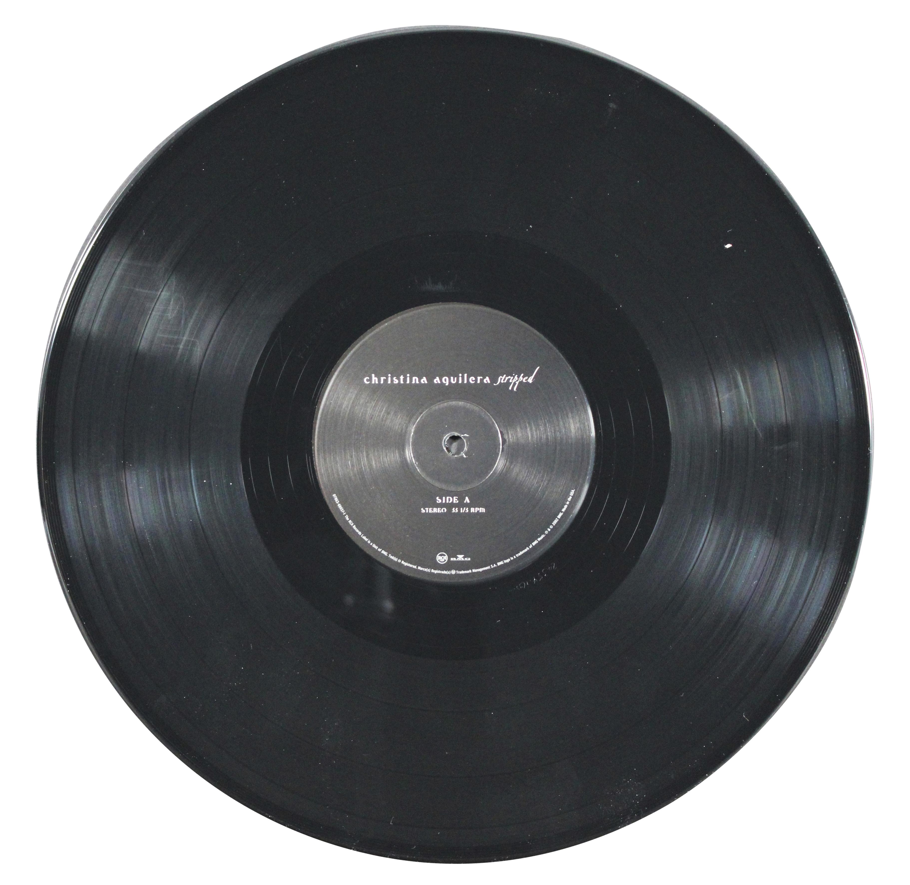 Christina Aguilera Signed "Stripped" Album Cover (JSA) at PristineAuction.com Christina Aguilera Signed "Stripped" Album Cover (JSA) at PristineAuction.com