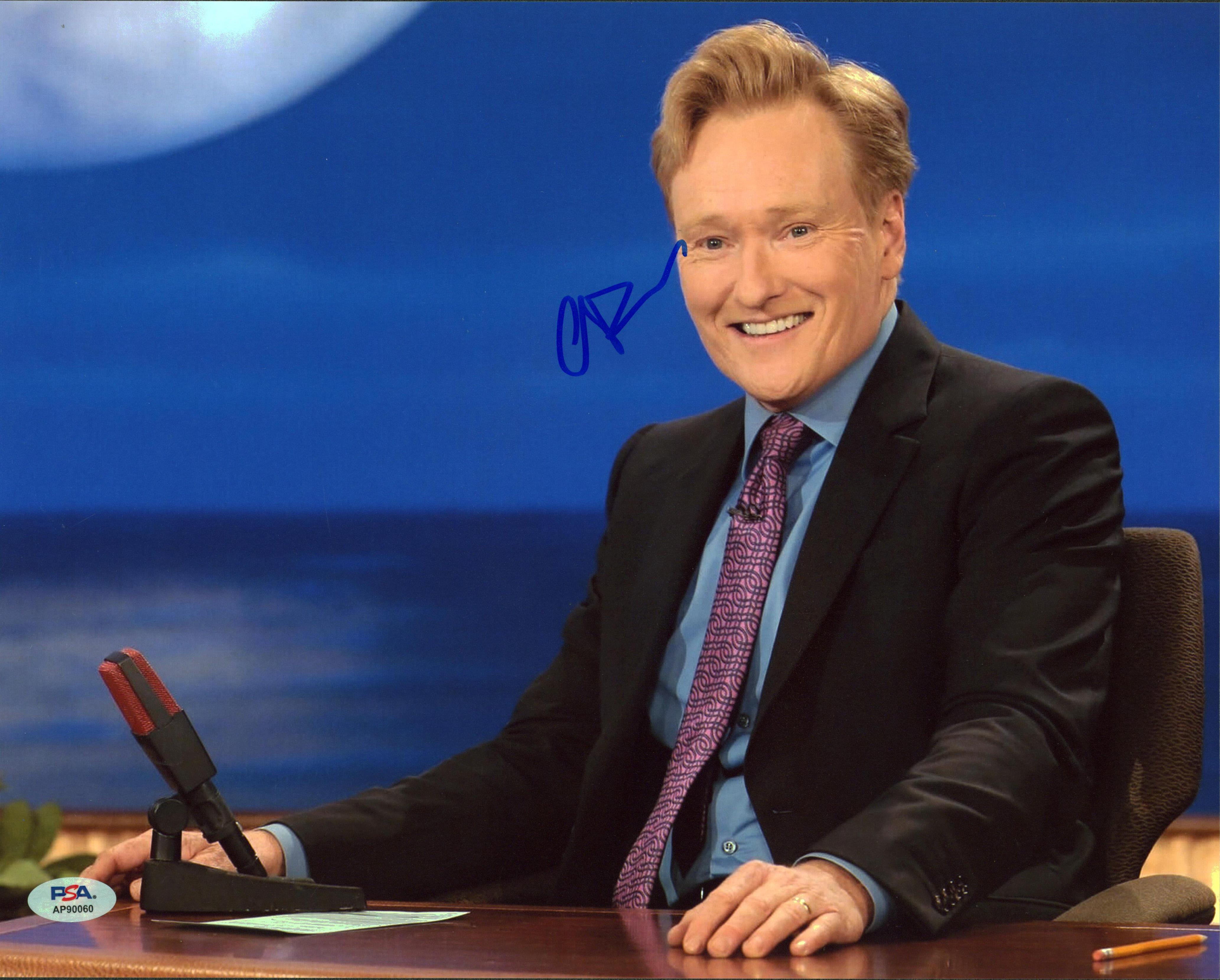 Conan O'Brien Signed "The Tonight Show" 11x14 Photo (PSA) at PristineAuction.com Conan O'Brien Signed "The Tonight Show" 11x14 Photo (PSA) at PristineAuction.com