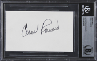 Cesar Romero Signed 3x5 Index Card (BGS) at PristineAuction.com