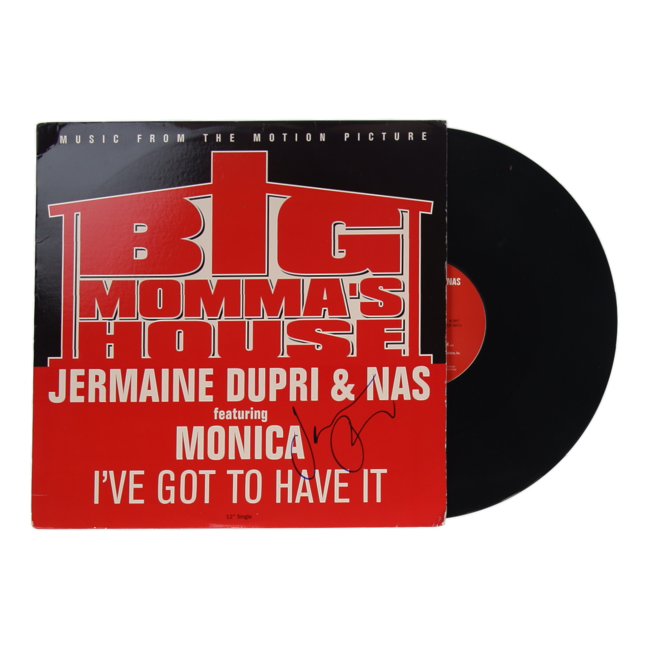 Jermaine Dupri Signed "Big Momma's House" Vinyl Record Album Cover with Vinyl Record (Beckett) at PristineAuction.com Jermaine Dupri Signed "Big Momma's House" Vinyl Record Album Cover with Vinyl Record (Beckett) at PristineAuction.com