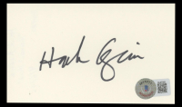 Hank Azaria Signed 3x5 Index Card (Beckett) at PristineAuction.com
