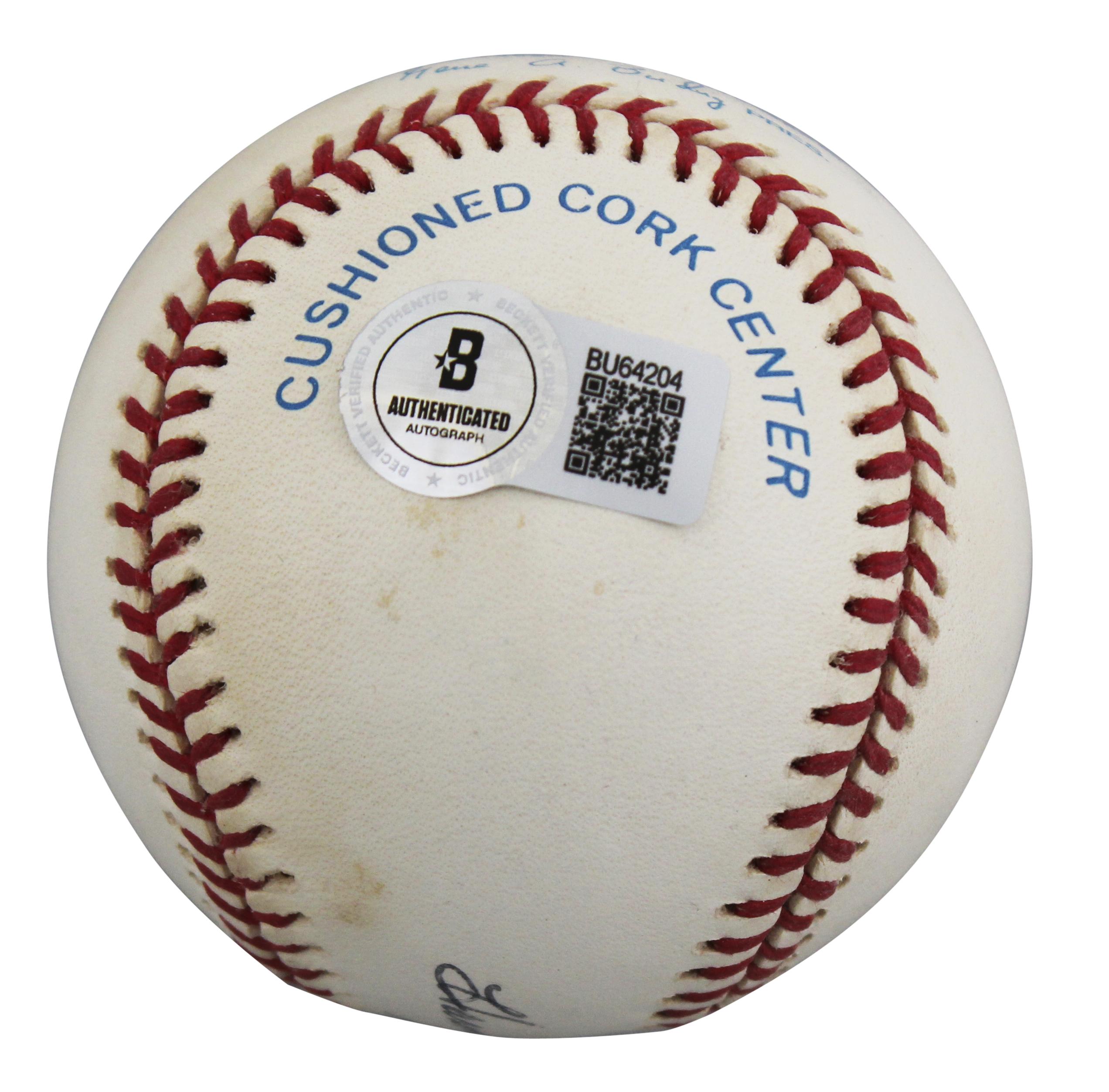 Harmon Killebrew Signed OAL Baseball Inscribed "HOF 84" (Beckett) at PristineAuction.com Harmon Killebrew Signed OAL Baseball Inscribed "HOF 84" (Beckett) at PristineAuction.com