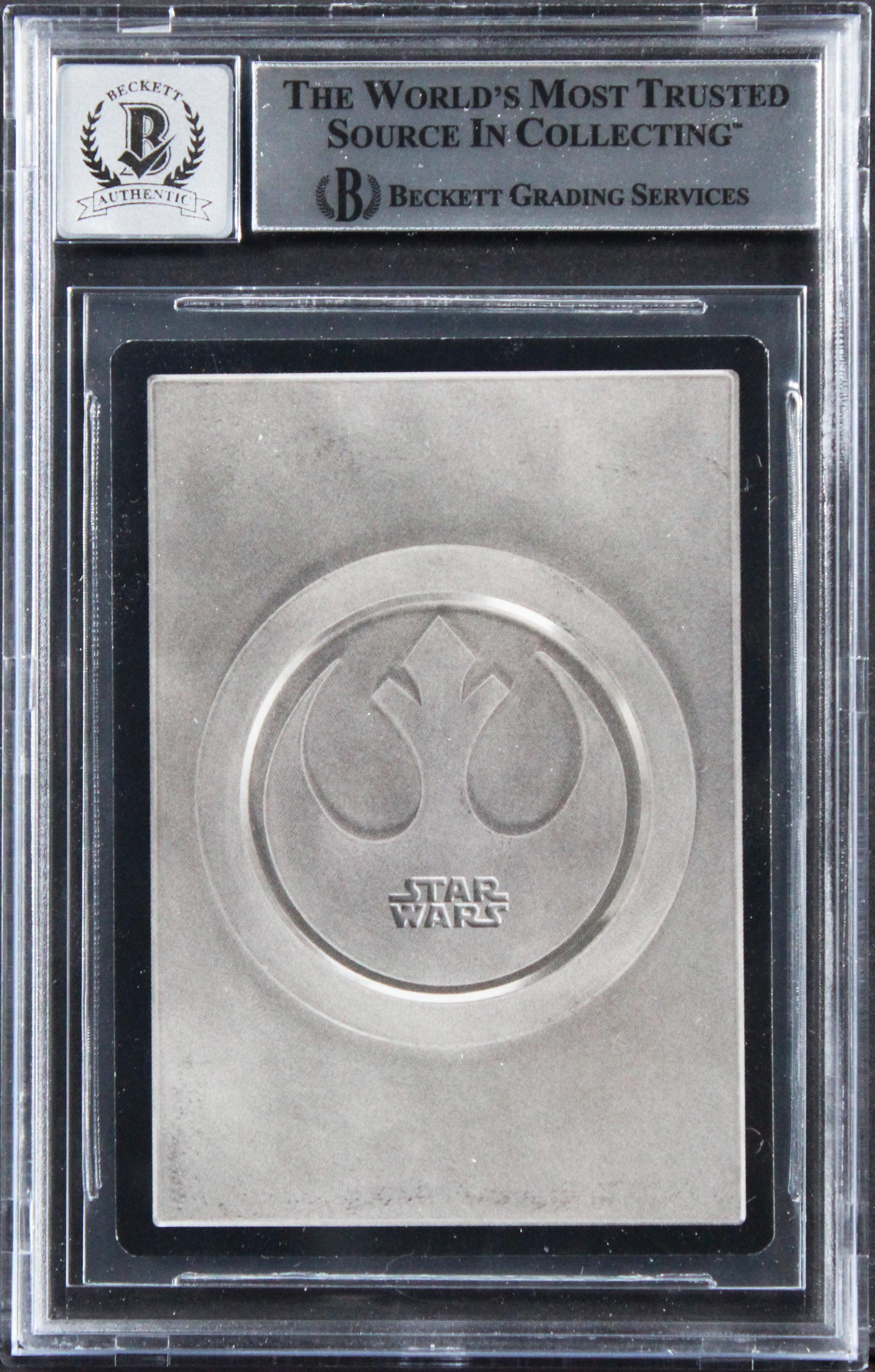 Paul Huston, Ease Owyeung & Charlie Bailey Signed 2000 Star Wars Death Star II #123 (BGS | Auto 10) at PristineAuction.com Paul Huston, Ease Owyeung & Charlie Bailey Signed 2000 Star Wars Death Star II #123 (BGS | Auto 10) at PristineAuction.com