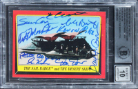 1983 Star Wars Return Of The Jedi #38 Signed By (9) with Pete Ronzani, Charlie Bailey, Don Dow (BGS | Auto 10) at PristineAuction.com