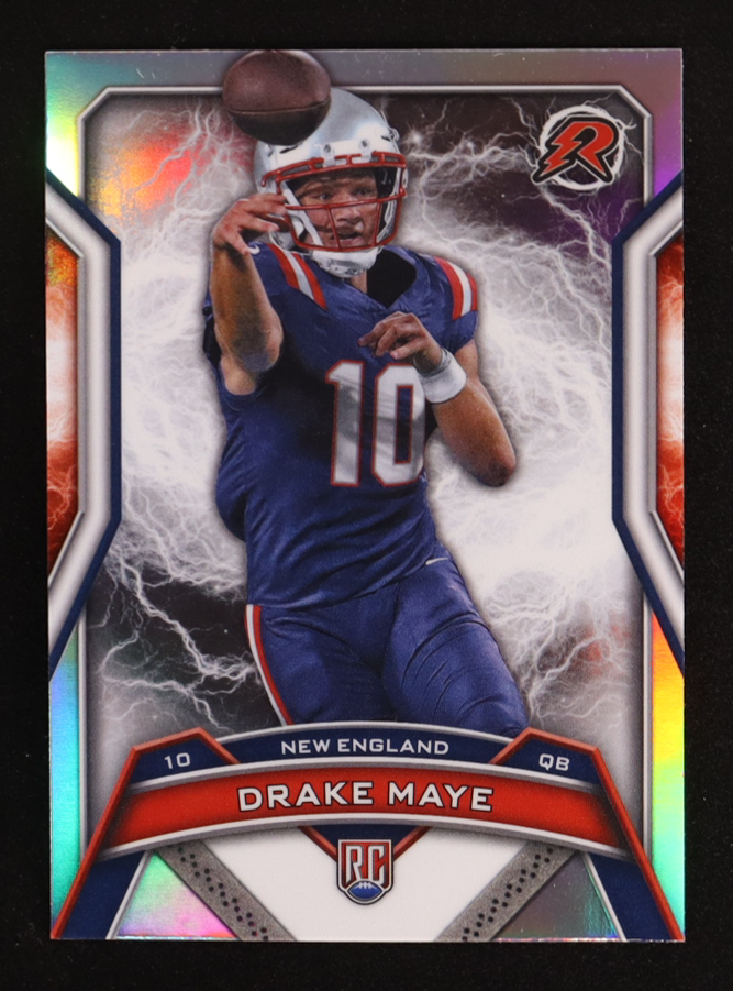 Drake Maye 2024 Topps Resurgence Refractors #164 RC at PristineAuction.com Drake Maye 2024 Topps Resurgence Refractors #164 RC at PristineAuction.com
