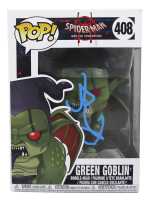 Willem Dafoe Signed "Spider-Man: Into The Spider-Verse" #408 Green Goblin Bobble-Head Funko Pop! Vinyl Figure (PSA) at PristineAuction.com
