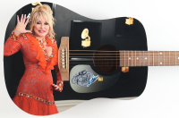 Dolly Parton Guitar with Signed Custom Insert Pickguard (AutographCOA) at PristineAuction.com