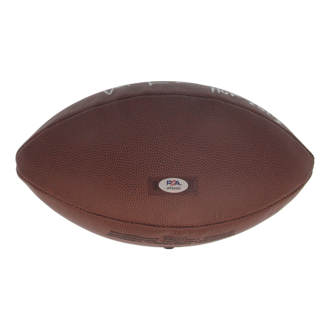 Cris Carter Signed NFL Football Inscribed "HOF 2013" (PSA) at PristineAuction.com Cris Carter Signed NFL Football Inscribed "HOF 2013" (PSA) at PristineAuction.com