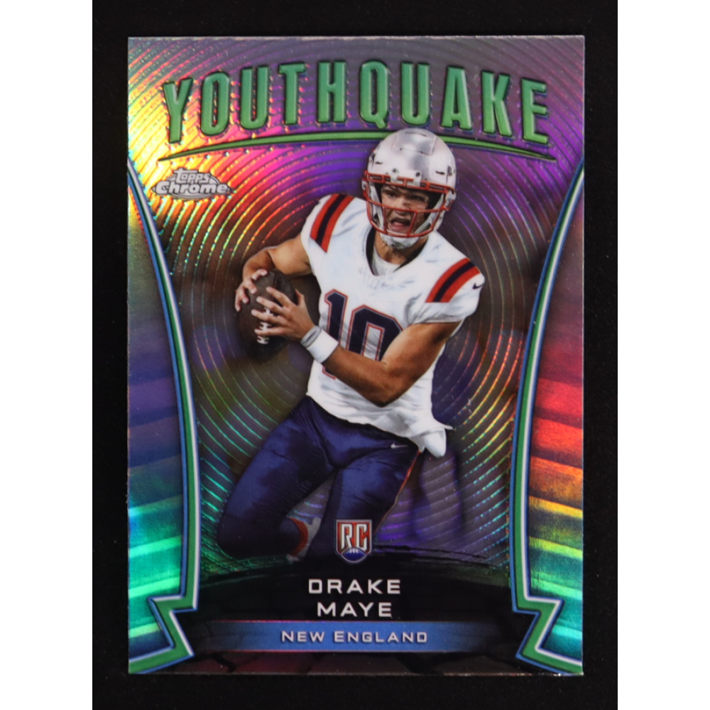 Drake Maye 2024 Topps Chrome Youthquake Refractors #Y2 RC at PristineAuction.com