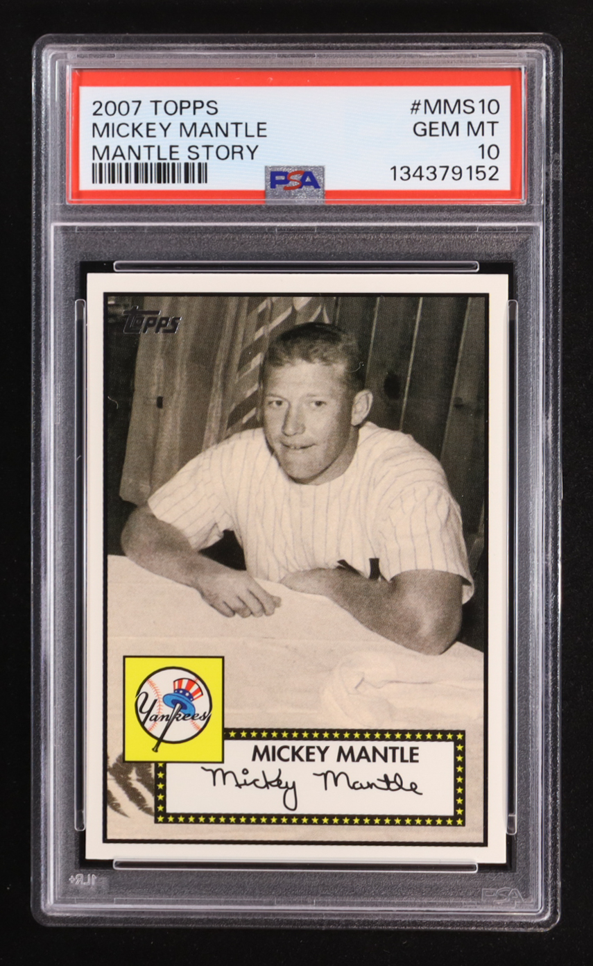 Mickey Mantle 2007 Topps Mantle Story #MMS10 (PSA 10) at PristineAuction.com Mickey Mantle 2007 Topps Mantle Story #MMS10 (PSA 10) at PristineAuction.com