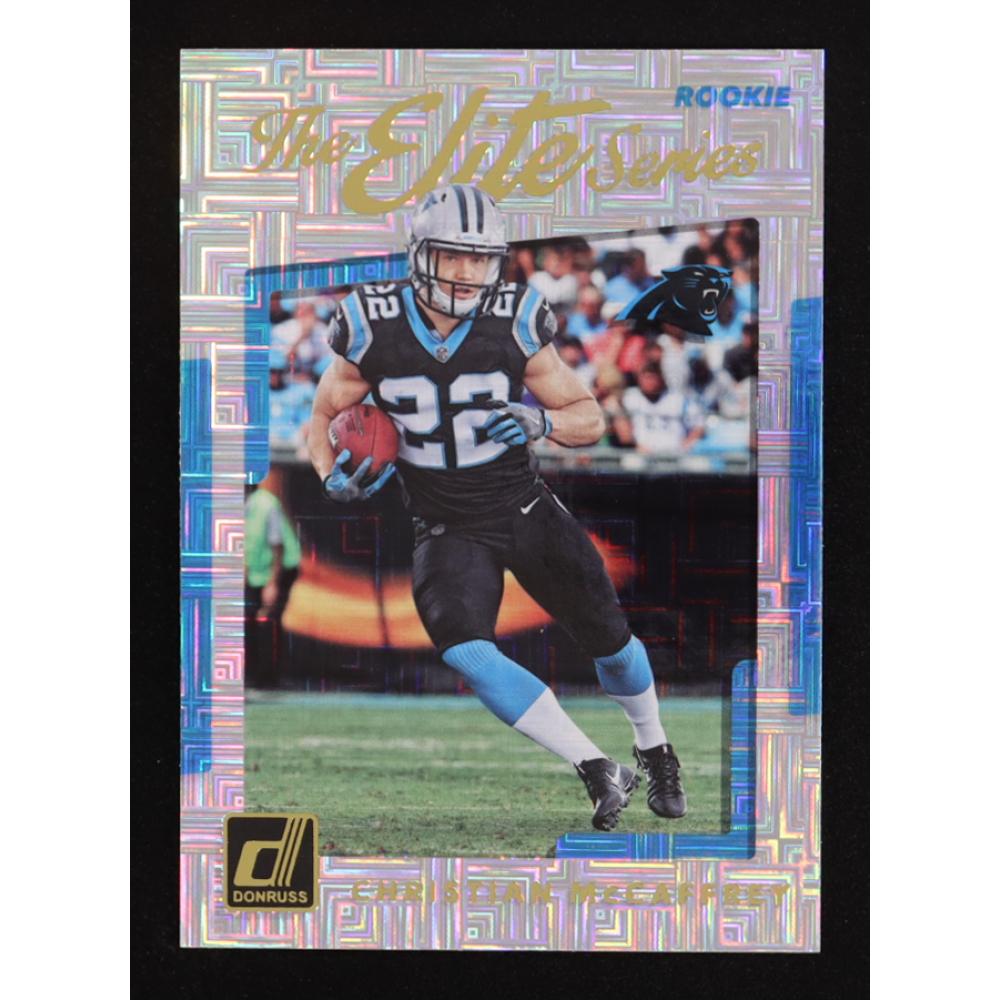 Christian McCaffrey 2017 Donruss The Elite Series Rookies #5 RC at PristineAuction.com