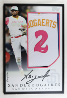Xander Bogaerts Signed Custom Framed Jersey Display (JSA) at PristineAuction.com