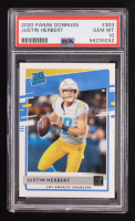 Justin Herbert 2020 Panini Donruss RR #303 RC (PSA 10) at PristineAuction.com