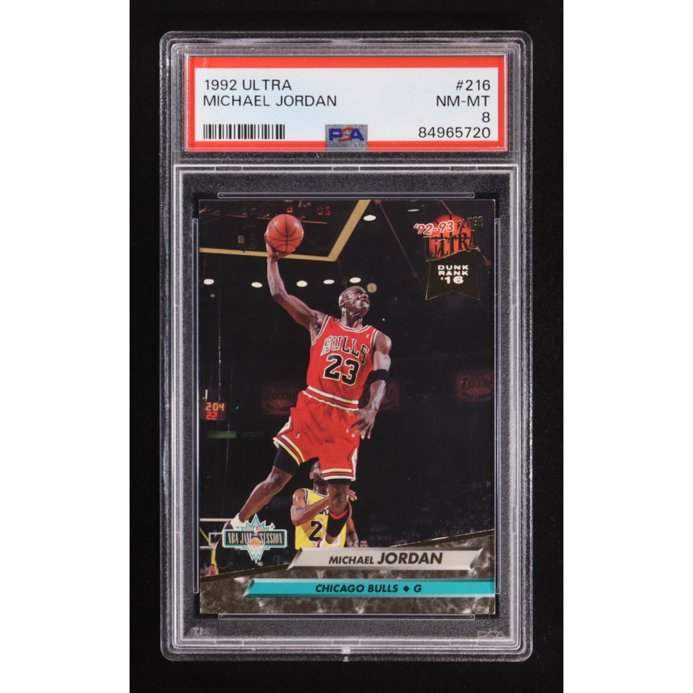 Michael Jordan 1992-93 Ultra #216 (PSA 8) at PristineAuction.com