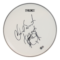 Chad Smith Signed 12.5" Drum Head with Sketch (Beckett) at PristineAuction.com