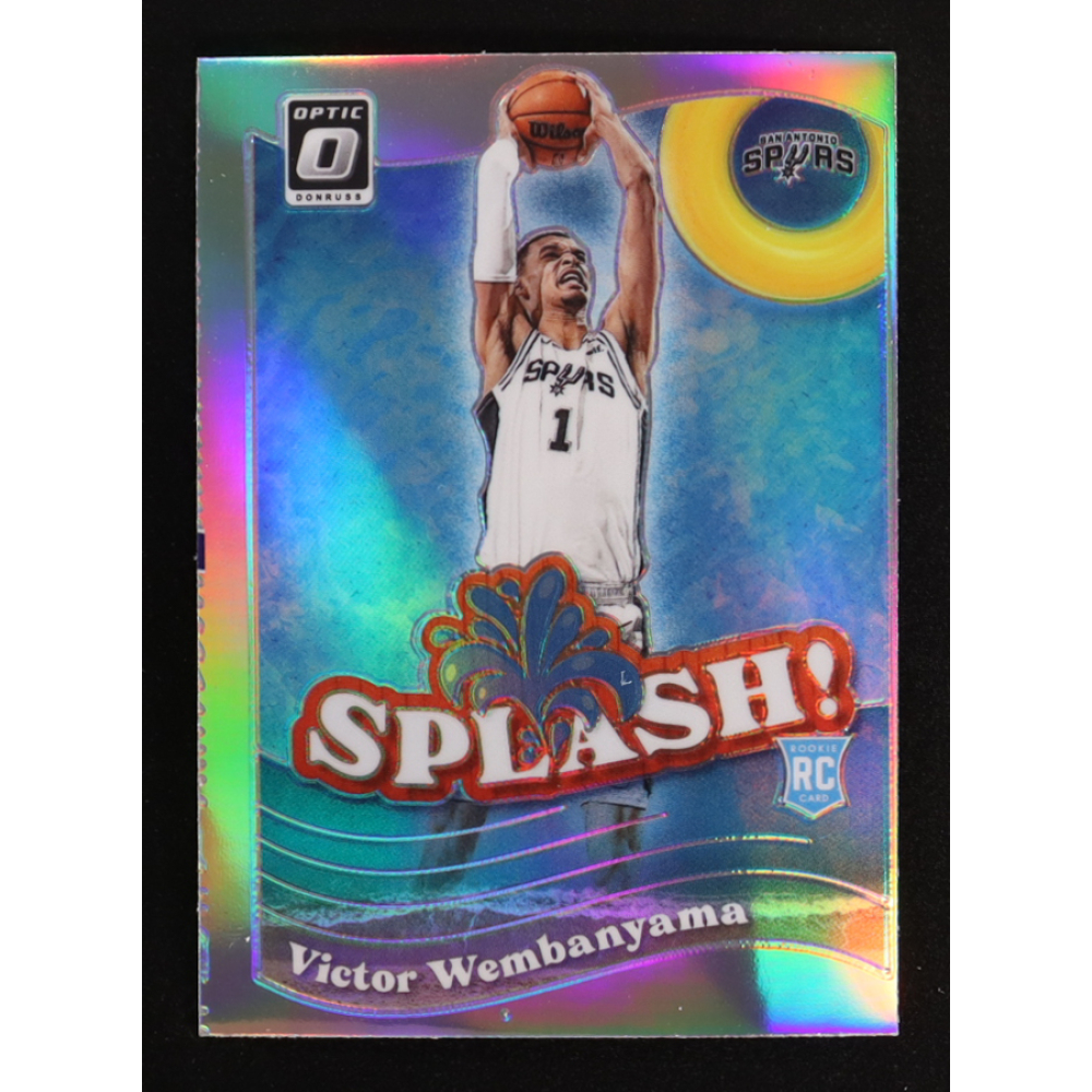 Victor Wembanyama 2023-24 Donruss Optic Splash Holo #6 RC at PristineAuction.com