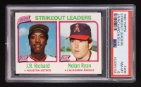 J.R. Richard / Nolan Ryan 1980 Topps N.L. Strikeout Leaders #206 (PSA 8) at PristineAuction.com
