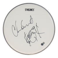 Chad Smith Signed 12.5" Drum Head with Sketch (Beckett) at PristineAuction.com