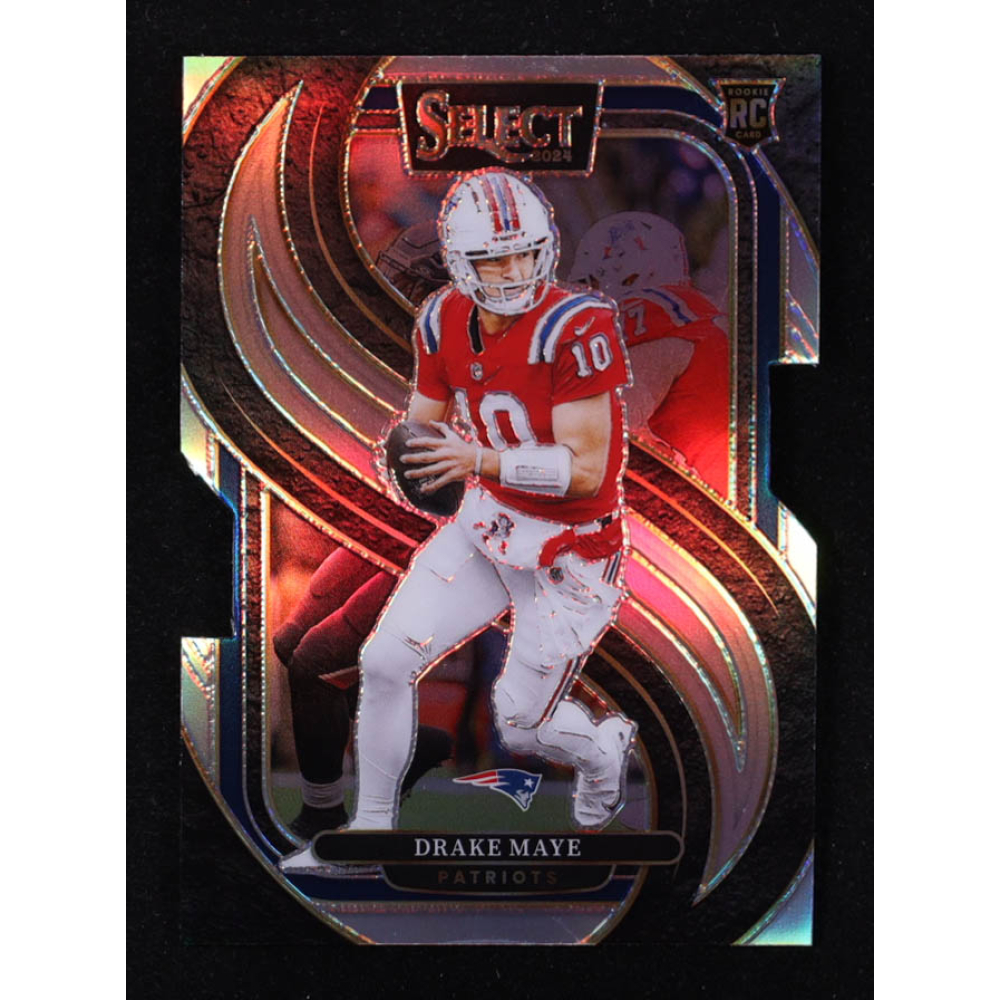 Drake Maye 2024 Select Prizm Silver #113 RC at PristineAuction.com