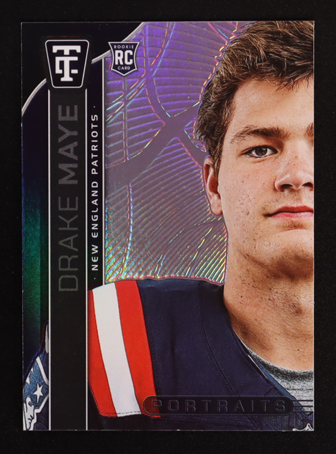 Drake Maye 2024 Totally Certified Portraits Mirror #3 RC at PristineAuction.com Drake Maye 2024 Totally Certified Portraits Mirror #3 RC at PristineAuction.com