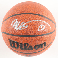 Victor Wembanyama Signed NBA Basketball with Hand-Drawn Alien Sketch (Fanatics) at PristineAuction.com