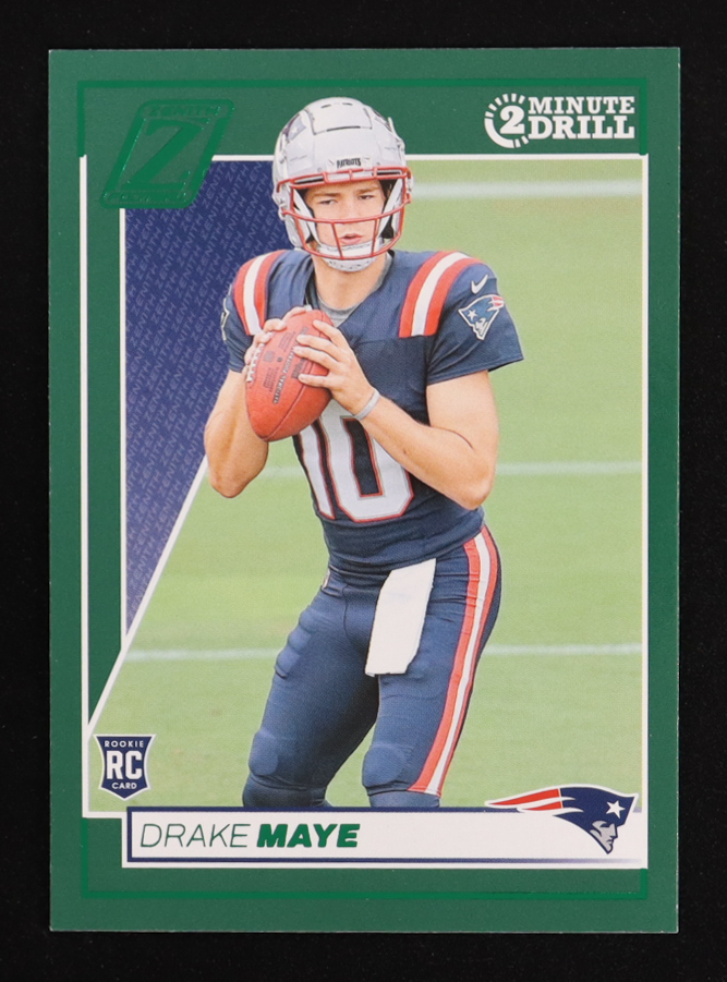 Drake Maye 2024 Zenith Two Minute Drill #129 RC at PristineAuction.com Drake Maye 2024 Zenith Two Minute Drill #129 RC at PristineAuction.com