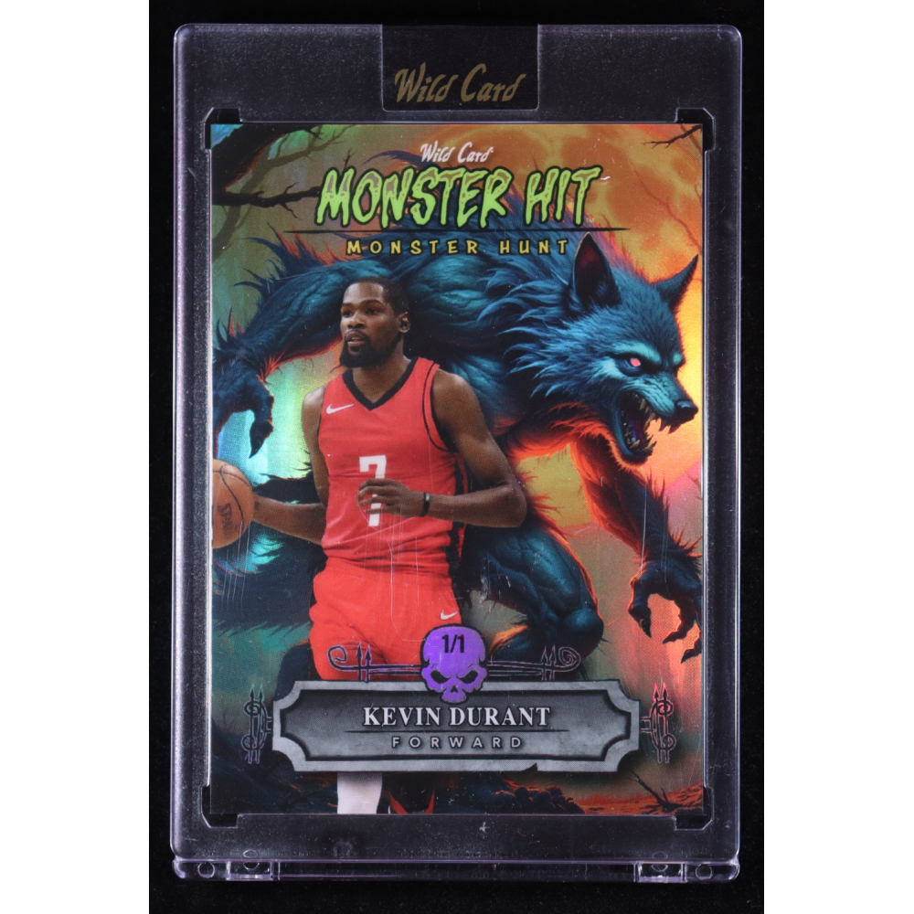 Kevin Durant 2025 Wild Card Monster Hit Monster Hunt Werewolf #KD #1/1 at PristineAuction.com